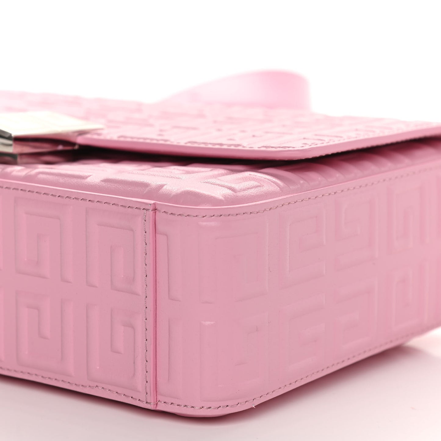 Calfskin 4G Embossed Medium Shoulder Bag Pink