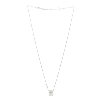 Chopard 18K White Gold Diamond Ice Cube Pendant Necklace 3 of 6