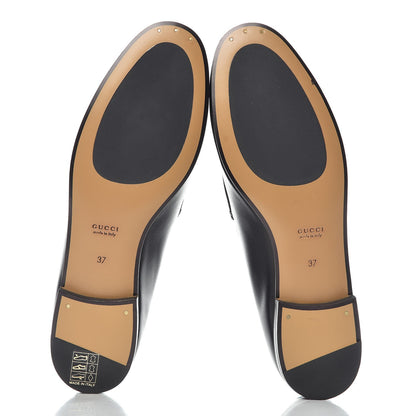 Gucci Calfskin Womens Jordaan Loafers 37 Black 5 of 13