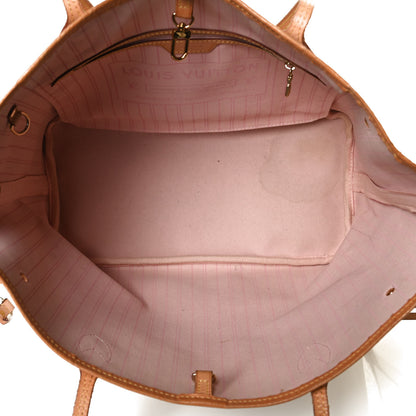 Louis Vuitton Damier Azur Neo Neverfull MM Rose Ballerine 5 of 12