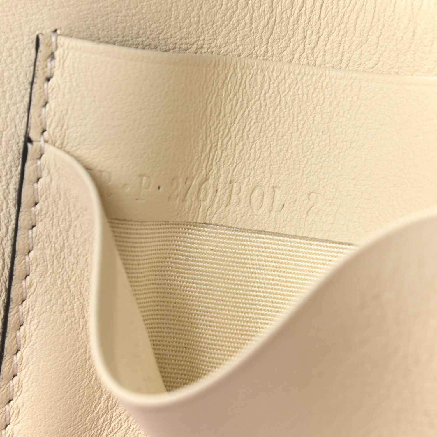 Valentino Garavani Vitello Rockstud Key Coin Case Card Holder Cream 8 of 8