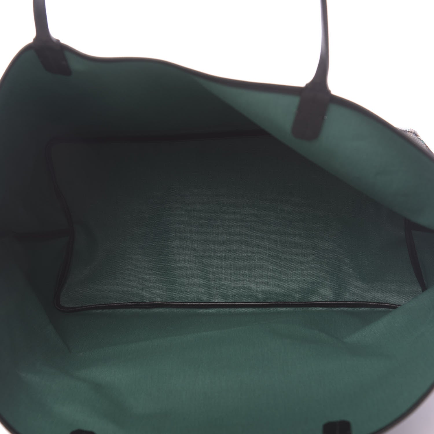 Goyard Goyardine Saint Louis Claire Voie GM Black Green 5 of 11