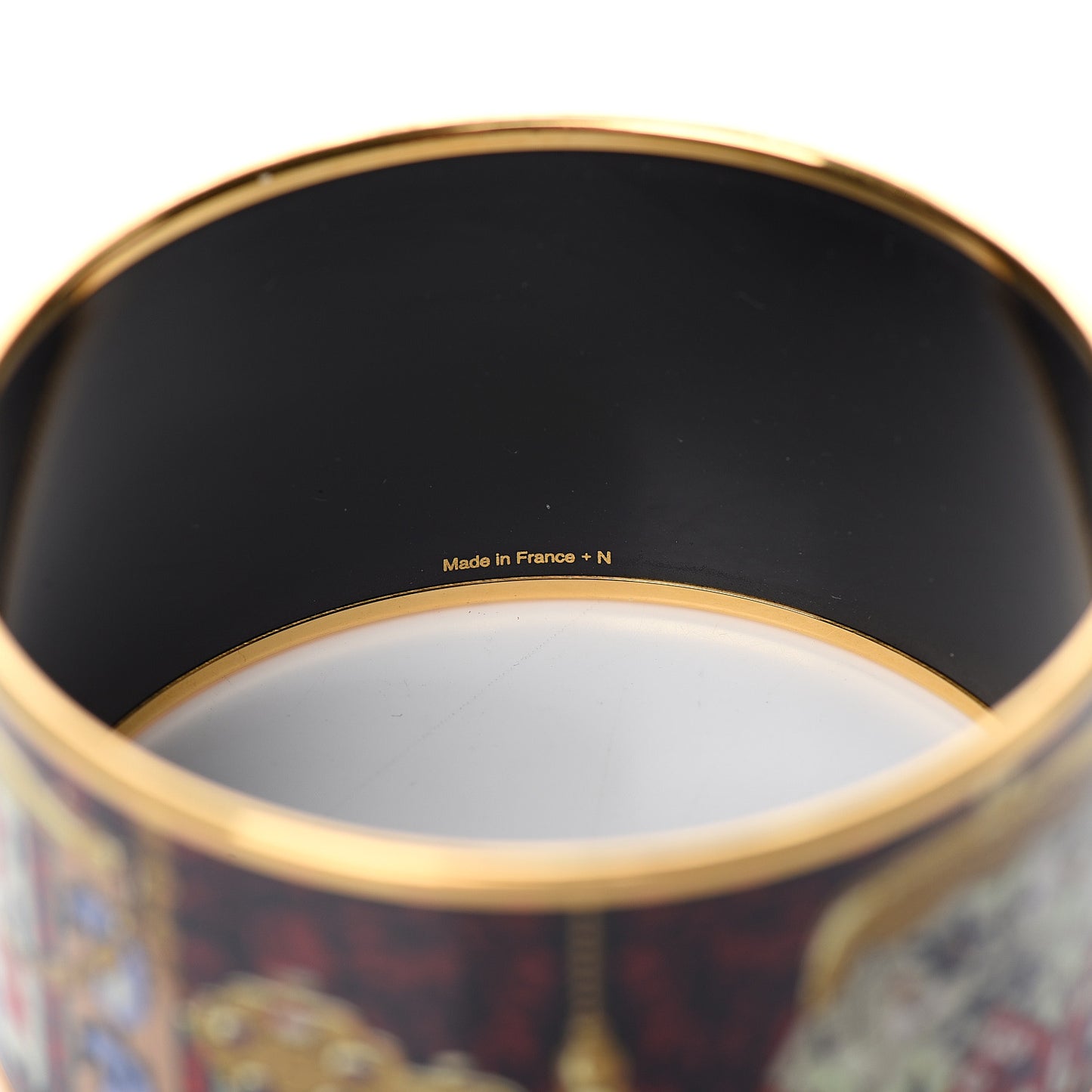 Enamel Printed Cachemire de Tamara Extra Wide Bracelet 70