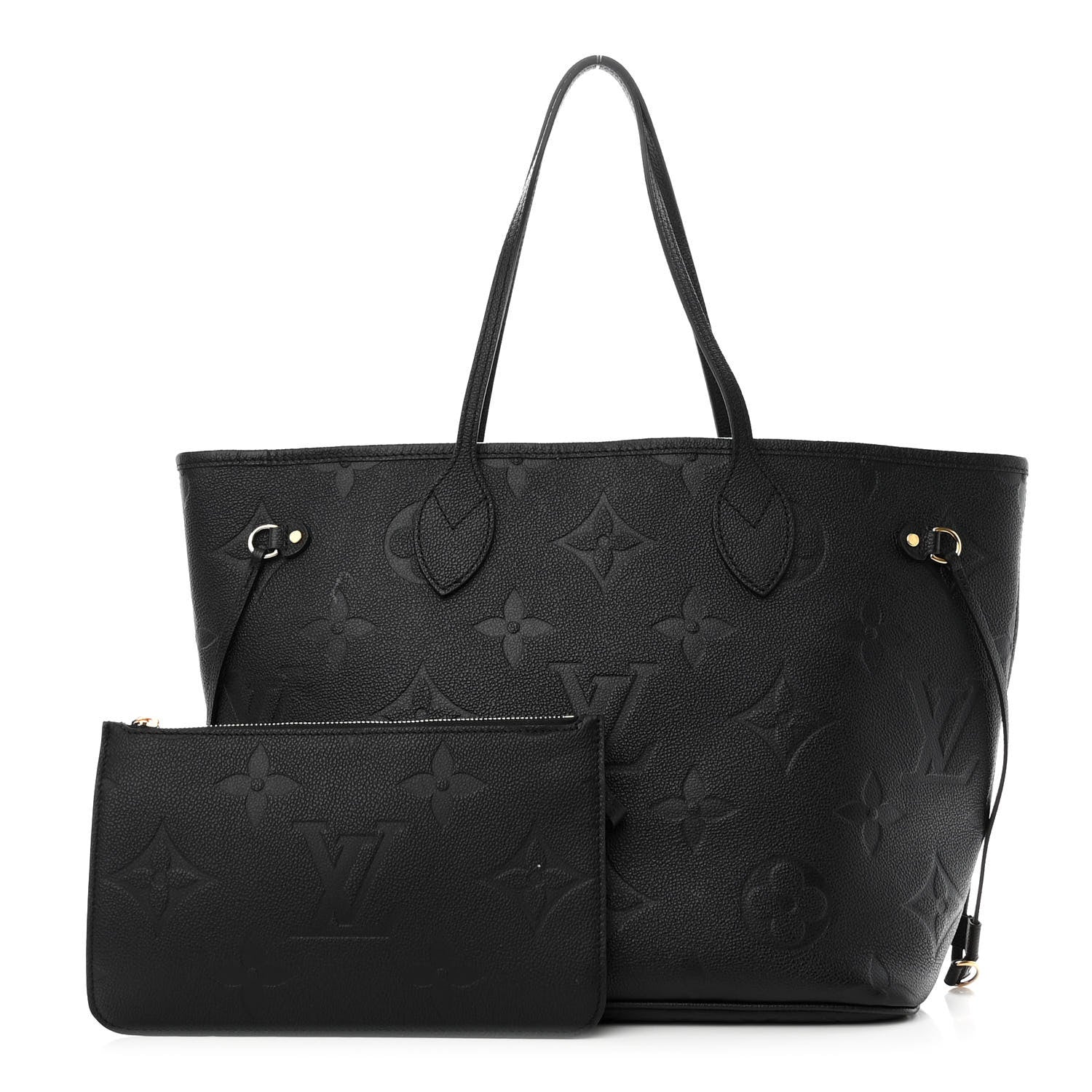 Louis Vuitton Empreinte Monogram Giant Neverfull MM Black 1 of 11