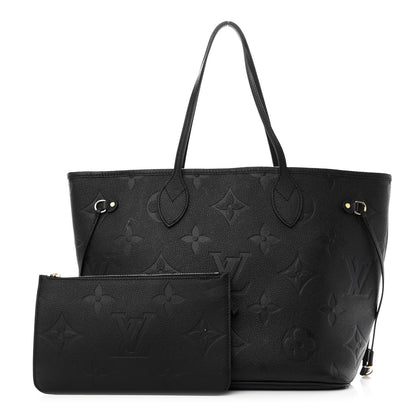 Louis Vuitton Empreinte Monogram Giant Neverfull MM Black 1 of 11