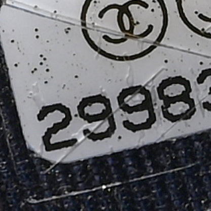Chanel Caviar Quilted Classic iPhone Pouch Navy 7 of 10