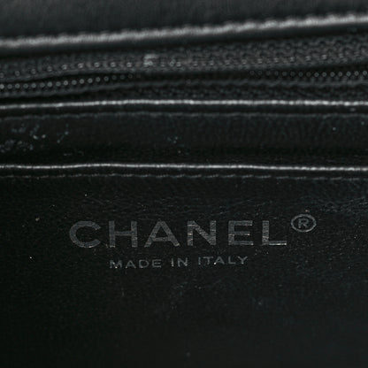 Chanel Patent Calfskin Quilted Mini Rectangular Flap Black 6 of 9