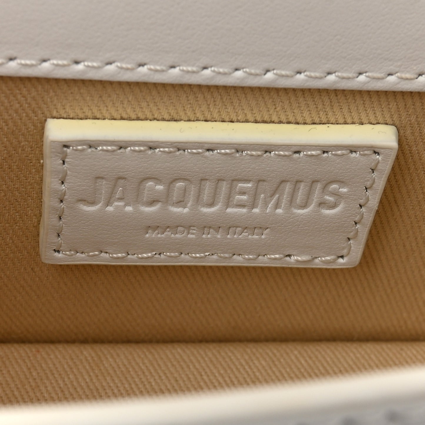Smooth Calfskin Le Bambino White