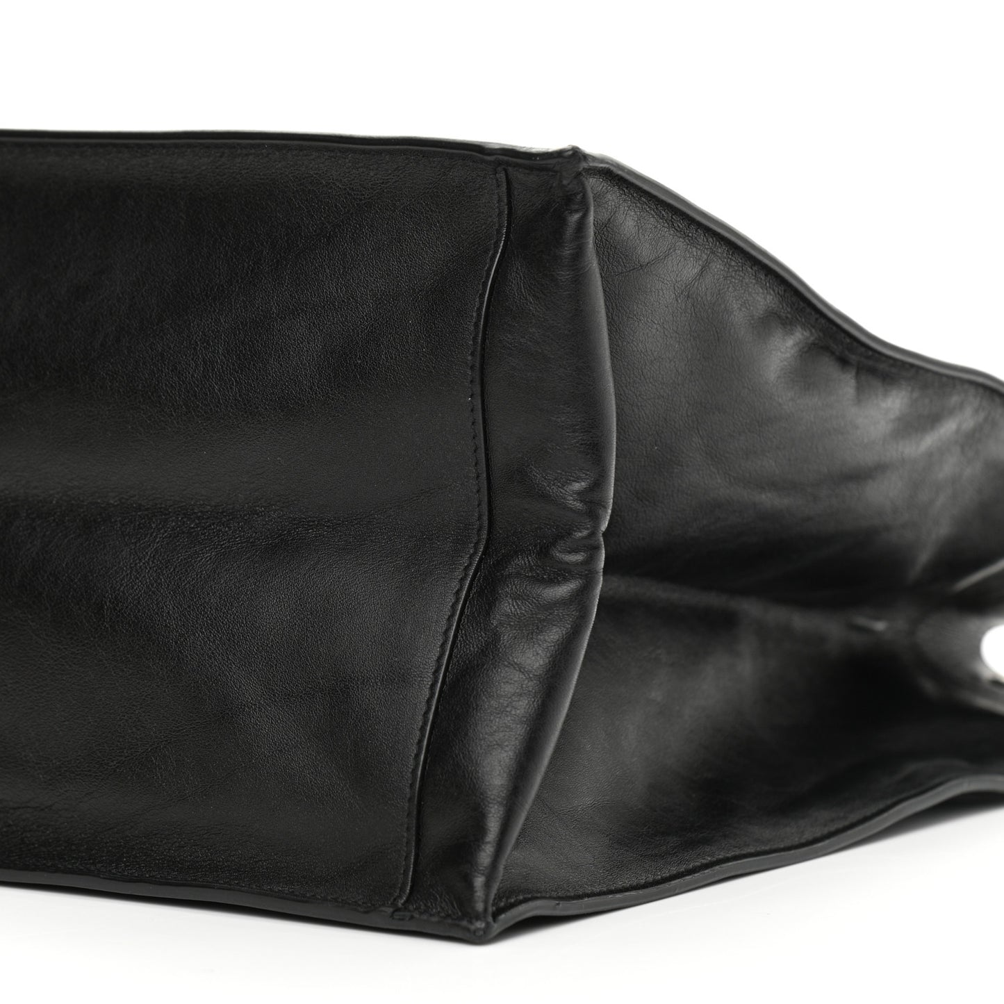 Vitello Rive Gauche Large Tote Black