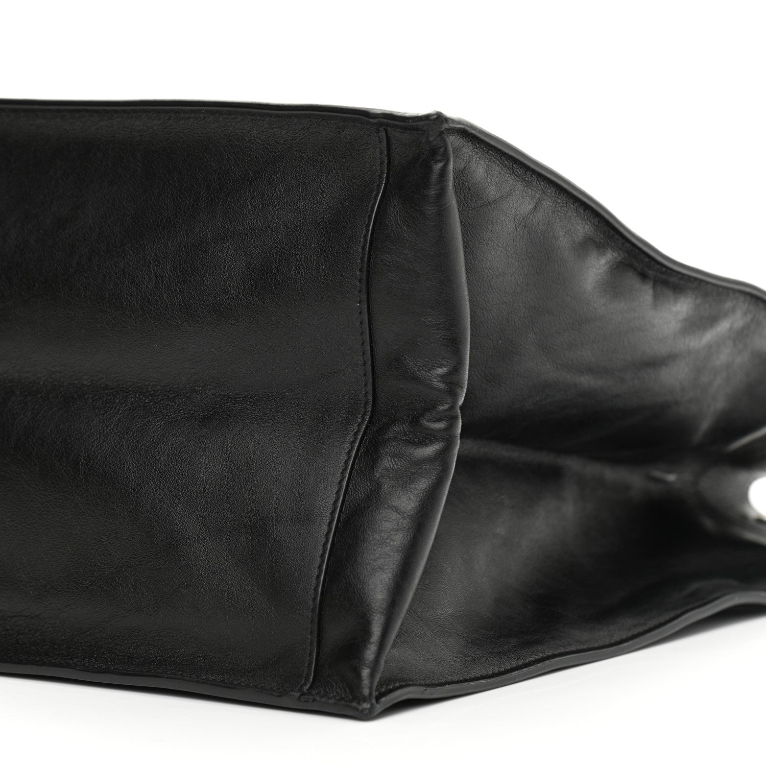 Saint Laurent Vitello Rive Gauche Large Tote Black 10 of 14