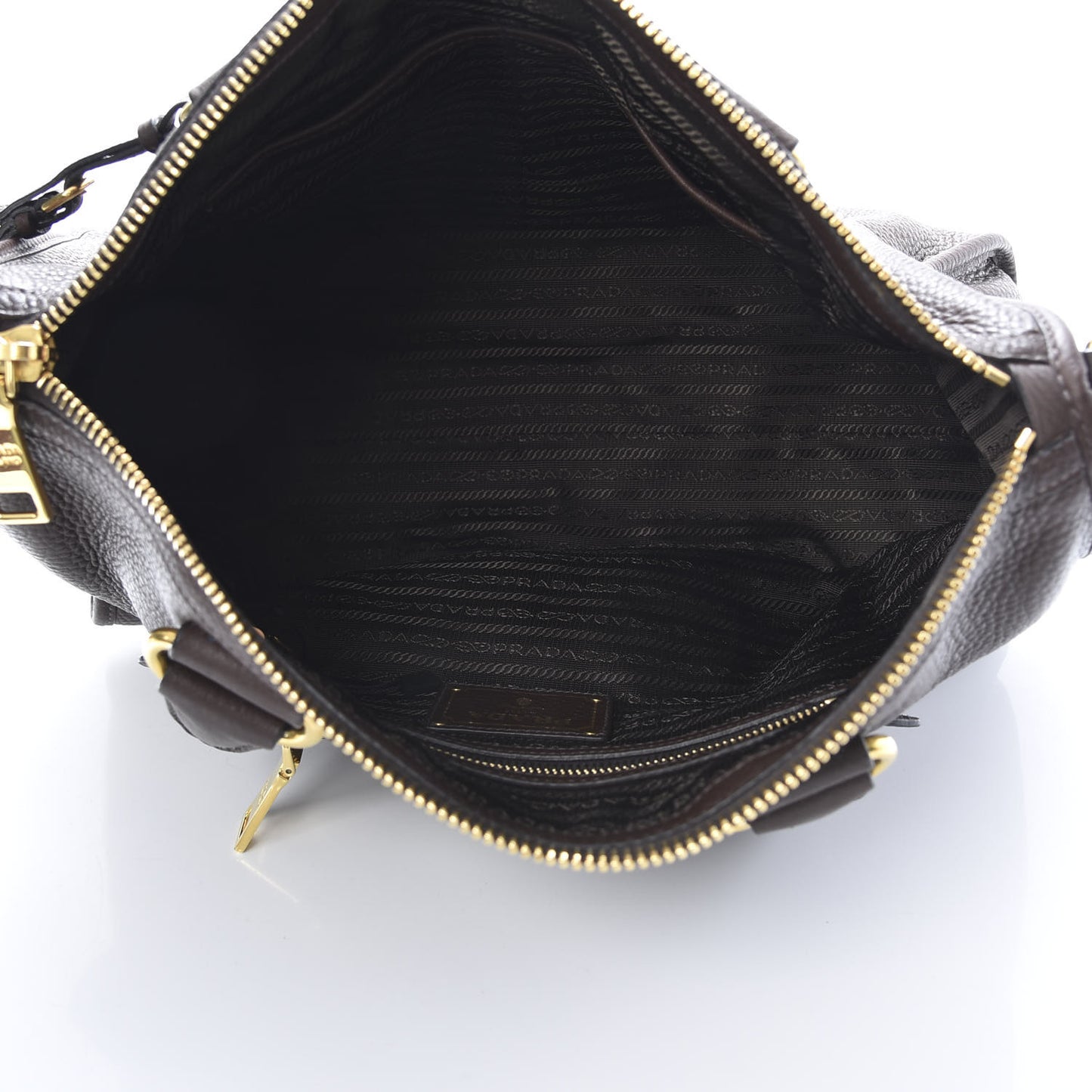 Vitello Daino Shopping Satchel Caffe