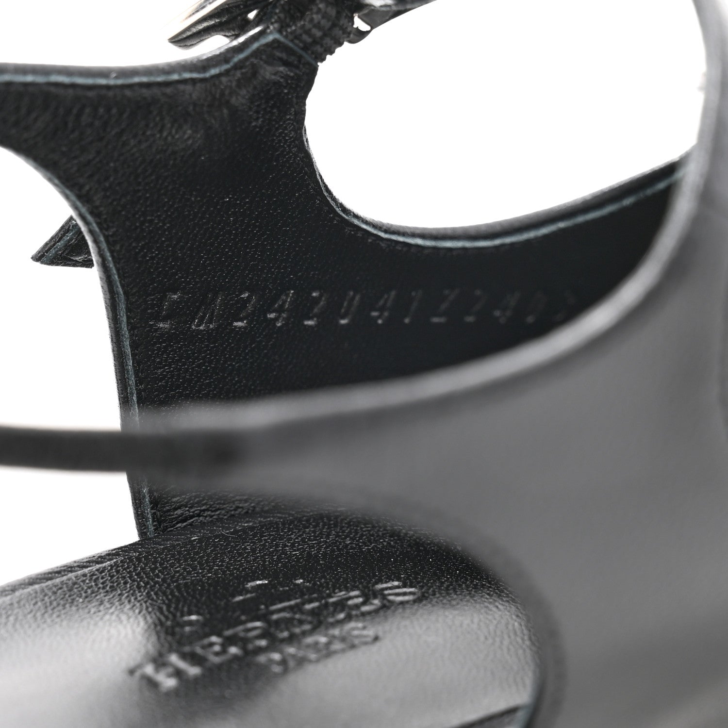 Hermes Goatskin Jackie 50 Pumps 36 Black 8 of 9