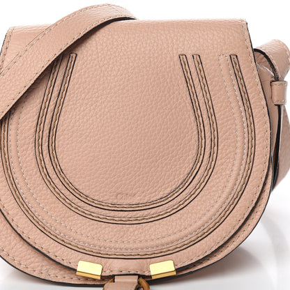 Chloe Calfskin Mini Marcie Round Crossbody Bag Blush Nude 12 of 14