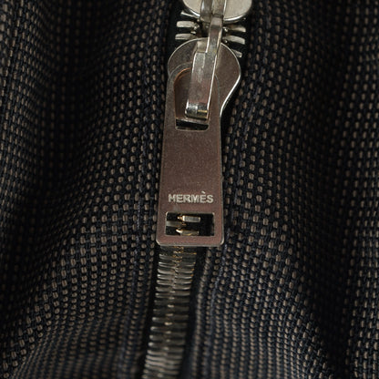 Hermes Canvas Herline Backpack Grey 7 of 15