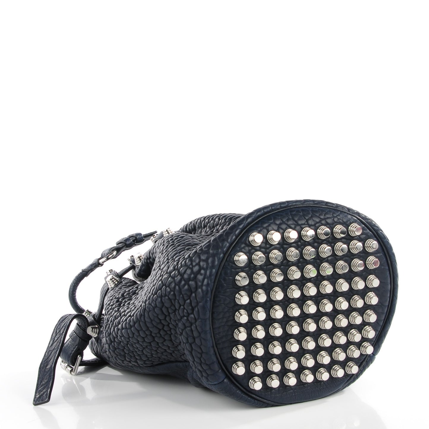 Pebbled Lambskin Diego Bucket Midnight