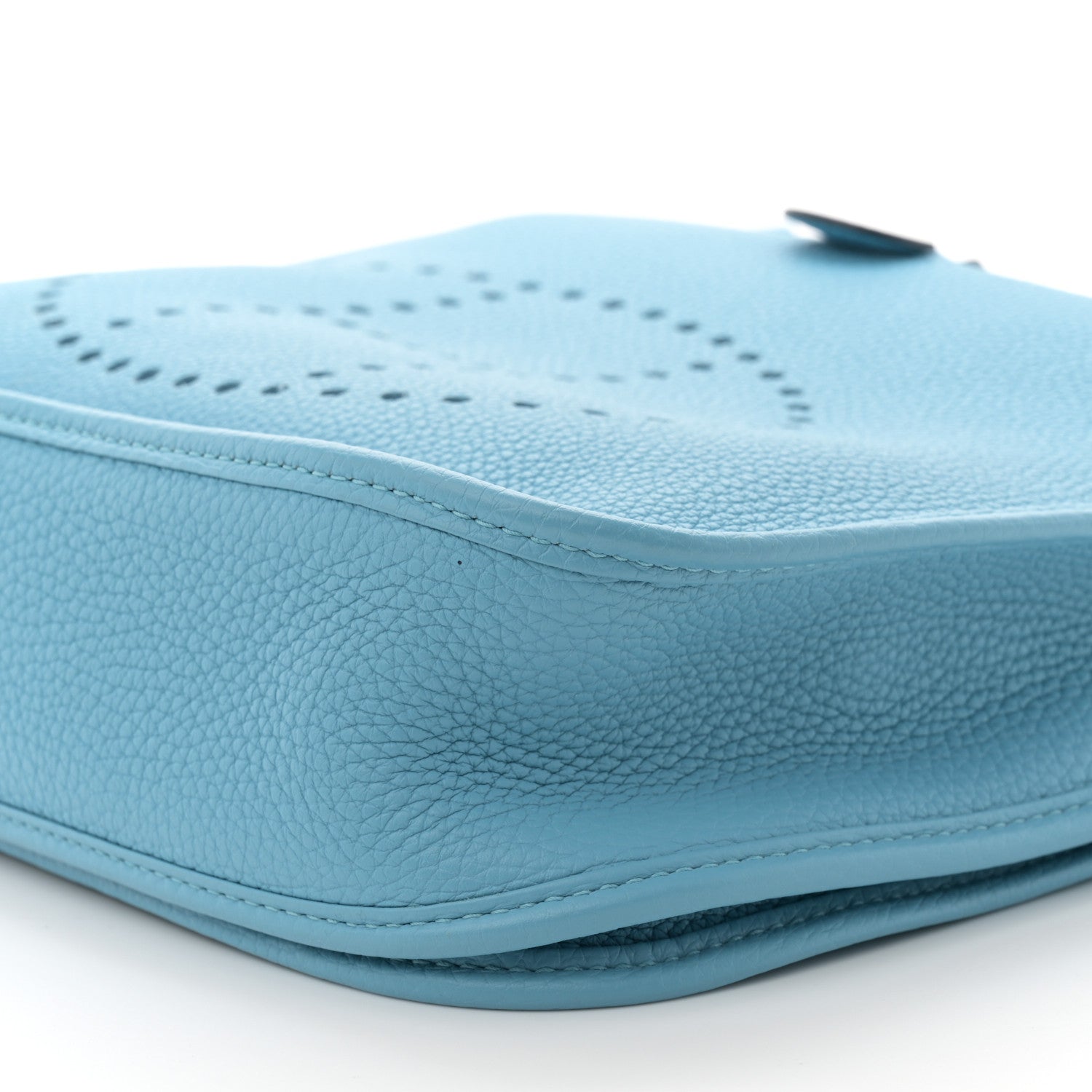 Hermes Taurillon Clemence Evelyne III PM Bleu Du Nord 9 of 9