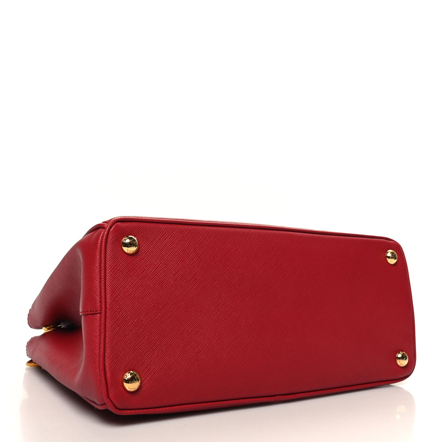 Saffiano Small Galleria Double Zip Tote Fuoco