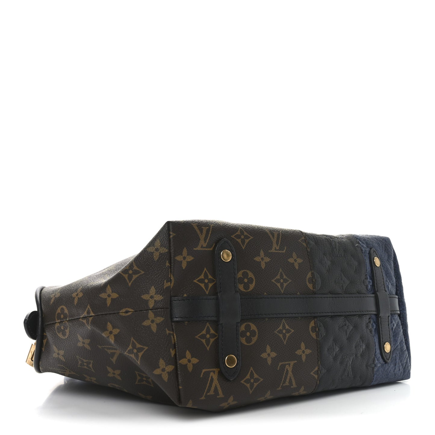 Monogram Stripes Medium Bag Marine