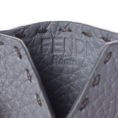 Fendi Calfskin Romano Selleria Private Suites Card Holder Blue 6 of 6