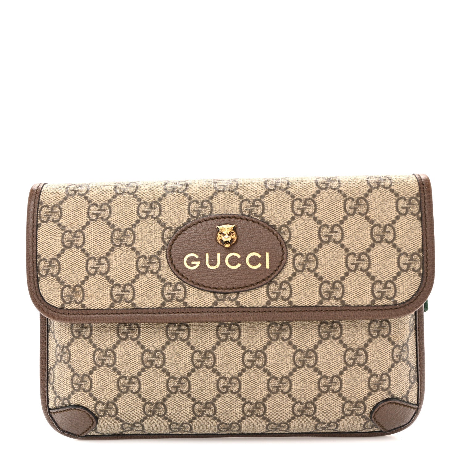 Gucci GG Supreme Monogram Neo Vintage Web Belt Bag Brown 1 of 11