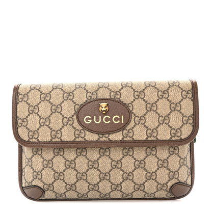 Gucci GG Supreme Monogram Neo Vintage Web Belt Bag Brown 1 of 11