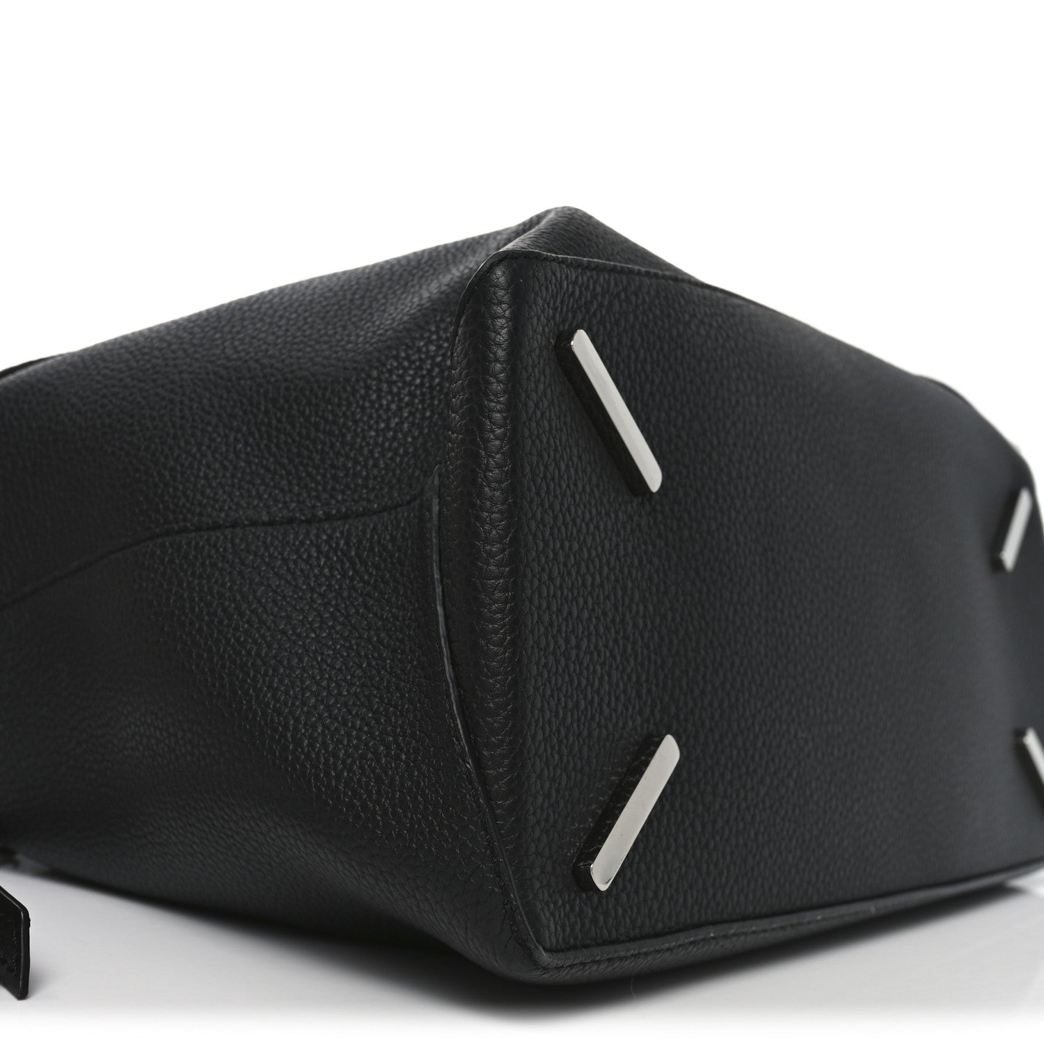 Loewe Grained Calfskin Large Puzzle Edge Bag Black 8 of 9