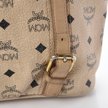 MCM Visetos Medium Essentials Shopper Tote Beige 16 of 24