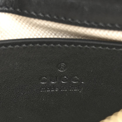 Gucci Calfskin GG Matelasse Chain Handbag Black Natural 6 of 12