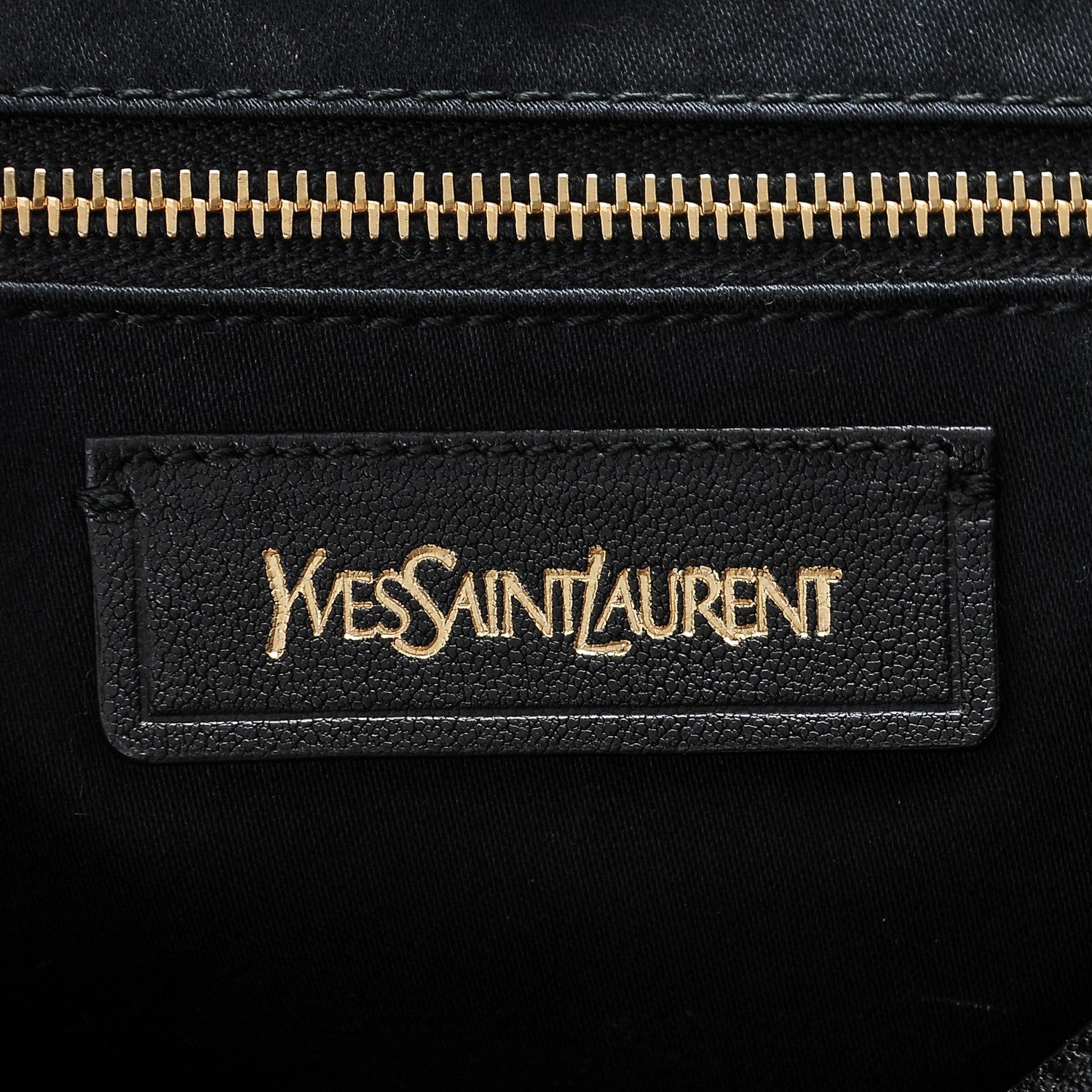 Saint Laurent Sheepskin Medium Cabas ChYc Black 6 of 6