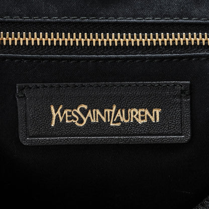 Saint Laurent Sheepskin Medium Cabas ChYc Black 6 of 6