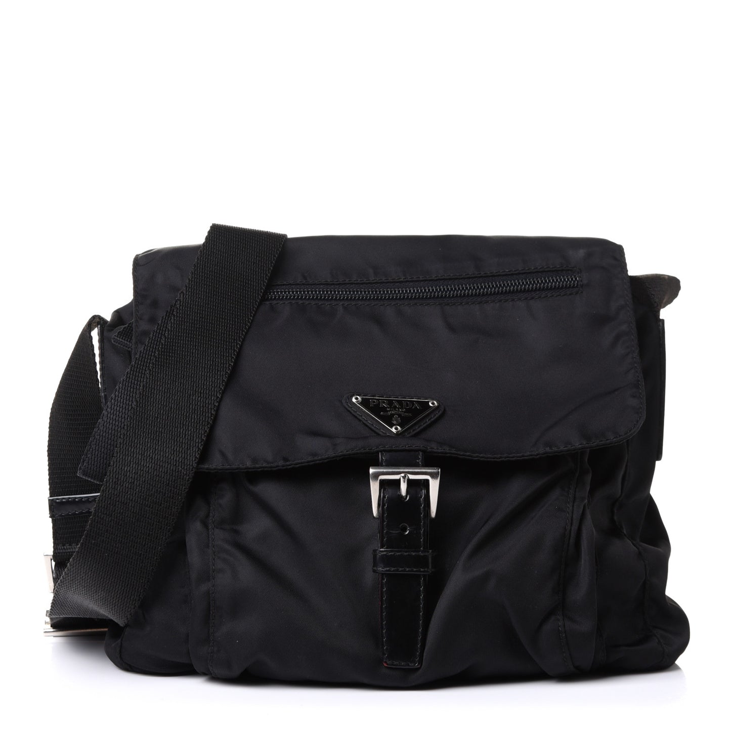 Nylon Vela Messenger Black