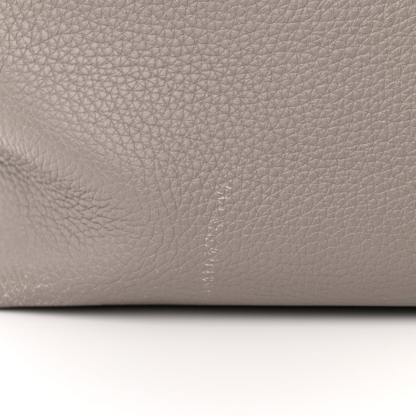 Grained Calfskin Rockstud Shoulder Tote Perla