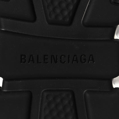 Balenciaga Knit Womens Speed Lace Up Graffiti Sneakers 38 Black White 7 of 8