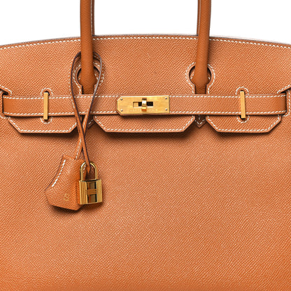Hermes Epsom Birkin 30 Gold 8 of 18