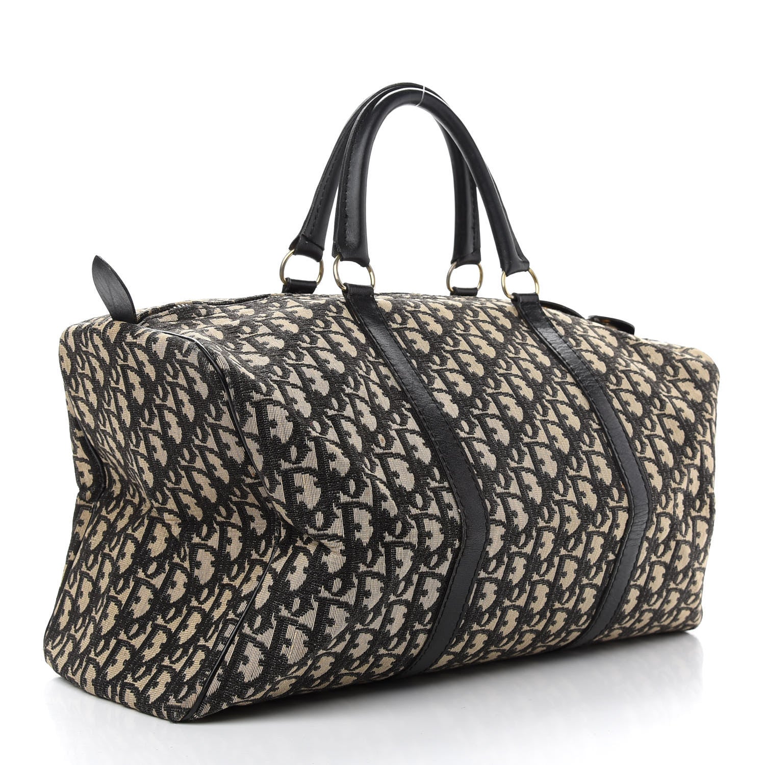 Christian Dior Monogram Duffle Black 3 of 8