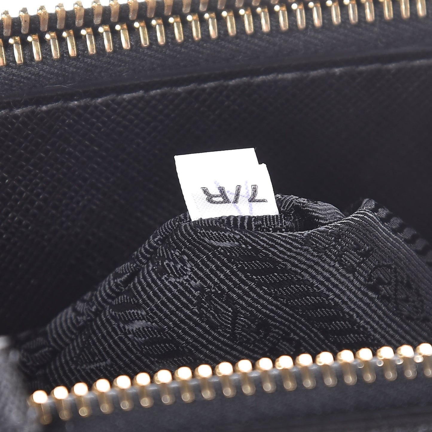 Saffiano Lux Mini Double Zip Tote Black