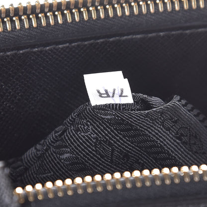 Prada Saffiano Lux Mini Double Zip Tote Black 8 of 9