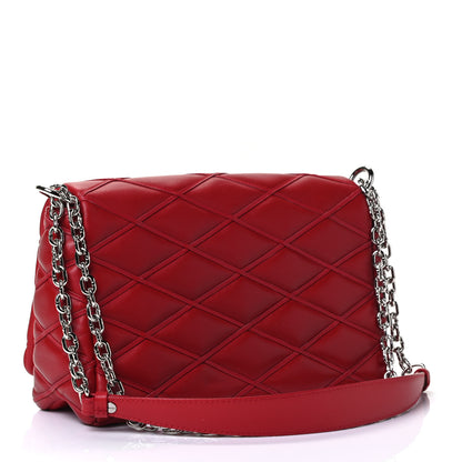 Louis Vuitton Lambskin Malletage GO-14 MM Rouge 2 of 4