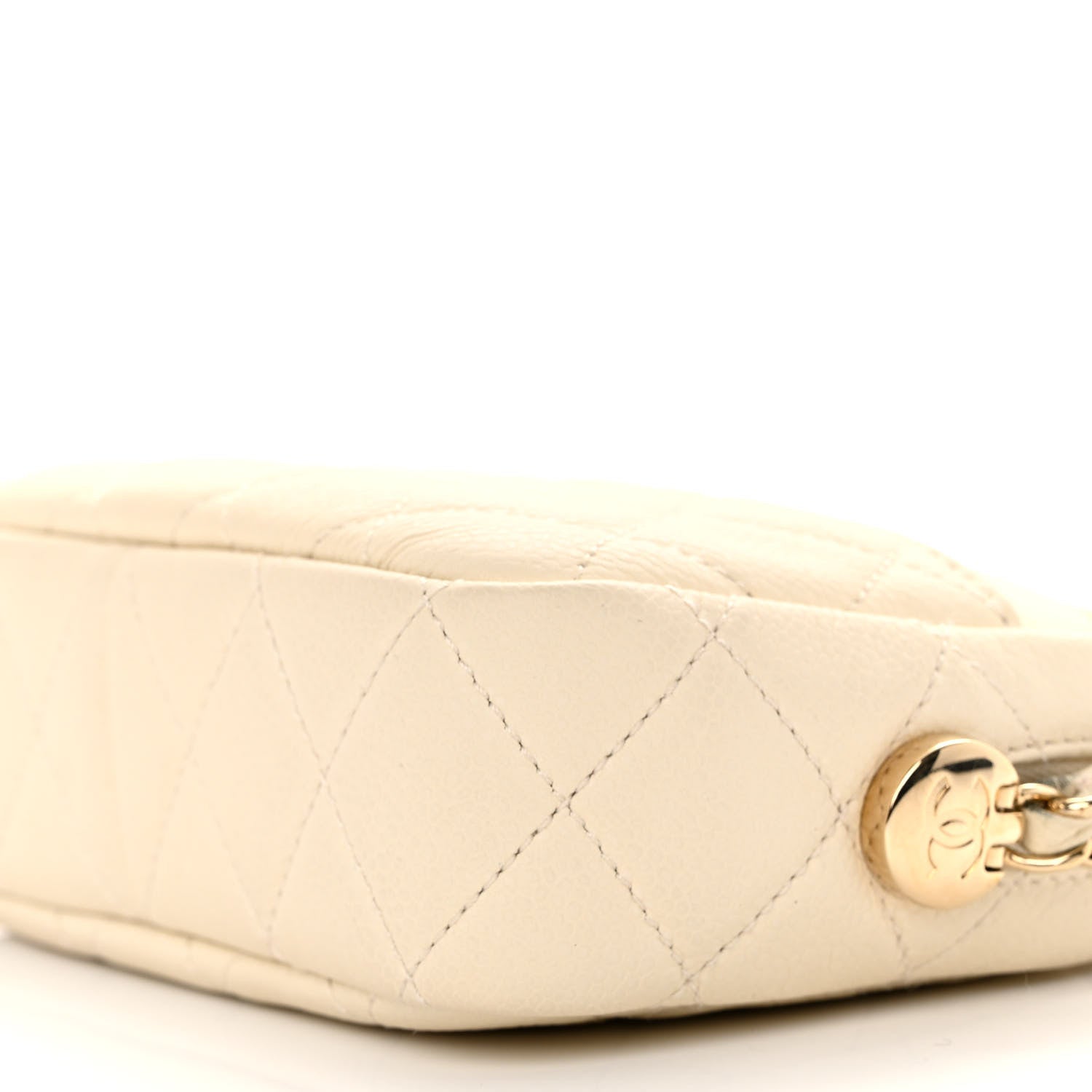 Chanel Caviar Quilted Mini Coco Tassel Camera Case White 10 of 15