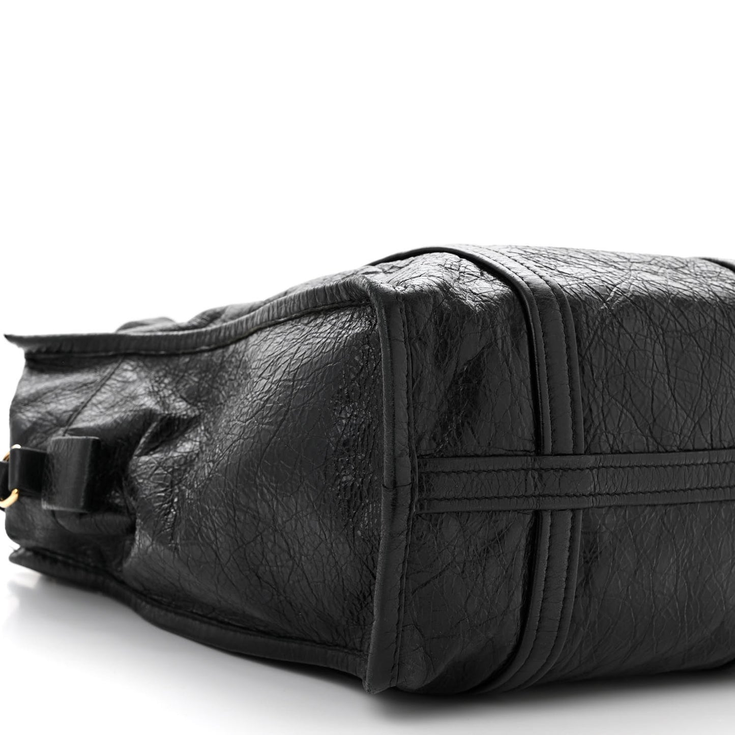 Agneau Small Bazar Shopper Tote Black