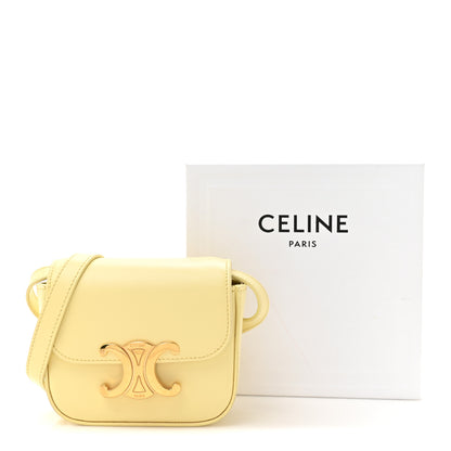 Celine Shiny Calfskin Mini Triomphe Pollen 16 of 16