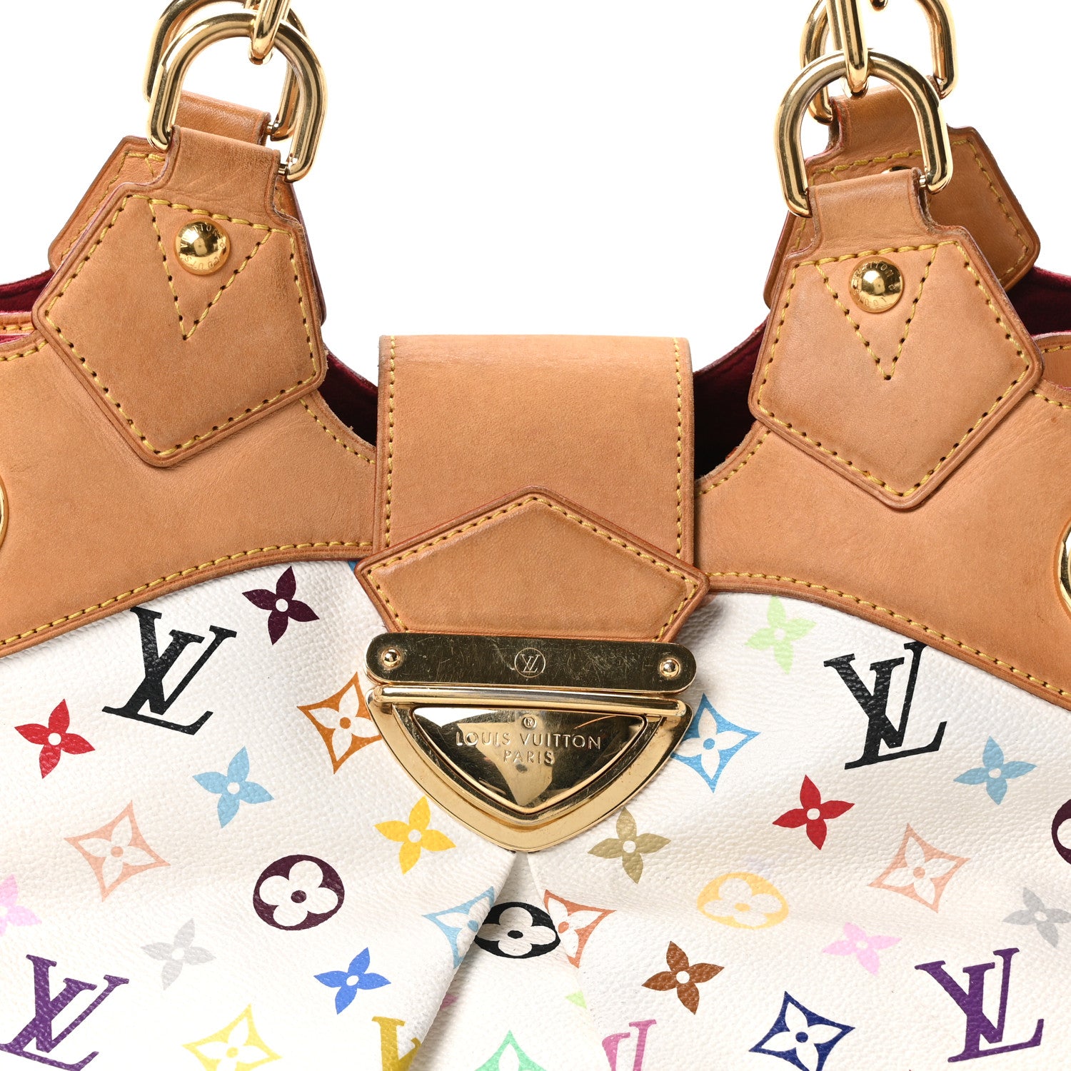 Louis Vuitton Monogram Multicolor Ursula White 7 of 9
