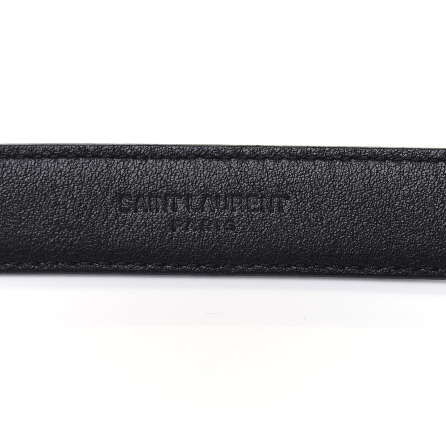 Smooth Calfskin Monogram Square Buckle Belt 95 38 Black