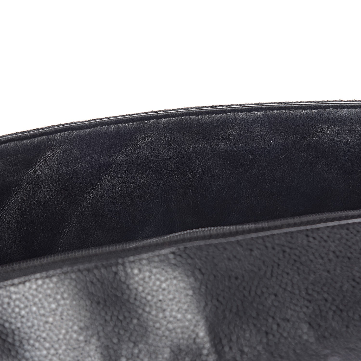 Chanel Caviar Quilted Jumbo Single Flap Black 10 of 13