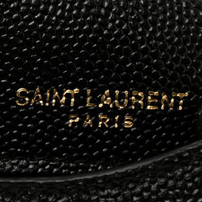 Saint Laurent Grain De Poudre Monogram Airpods Case Black 4 of 7