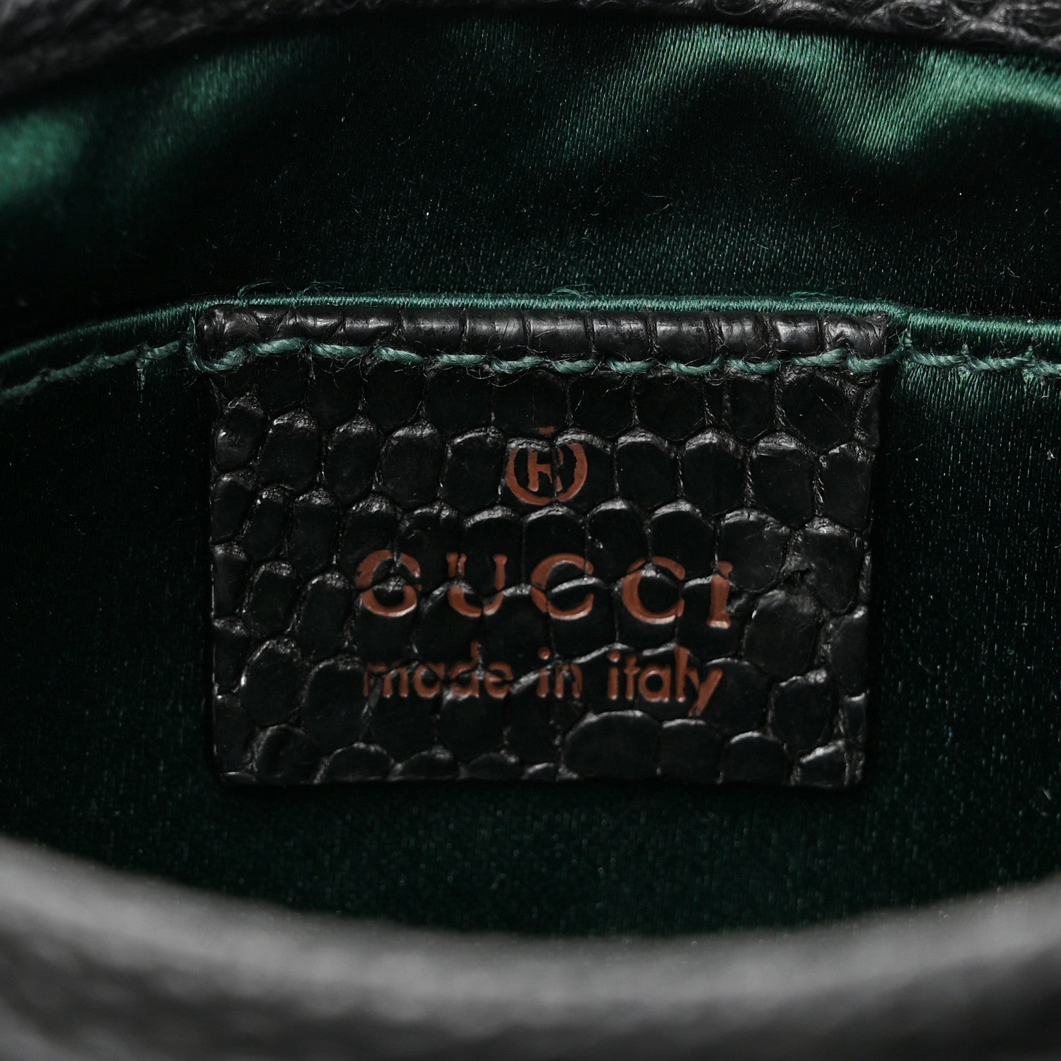 Gucci Lizard Rabbit Fur Jackie O Hobo Black 6 of 11