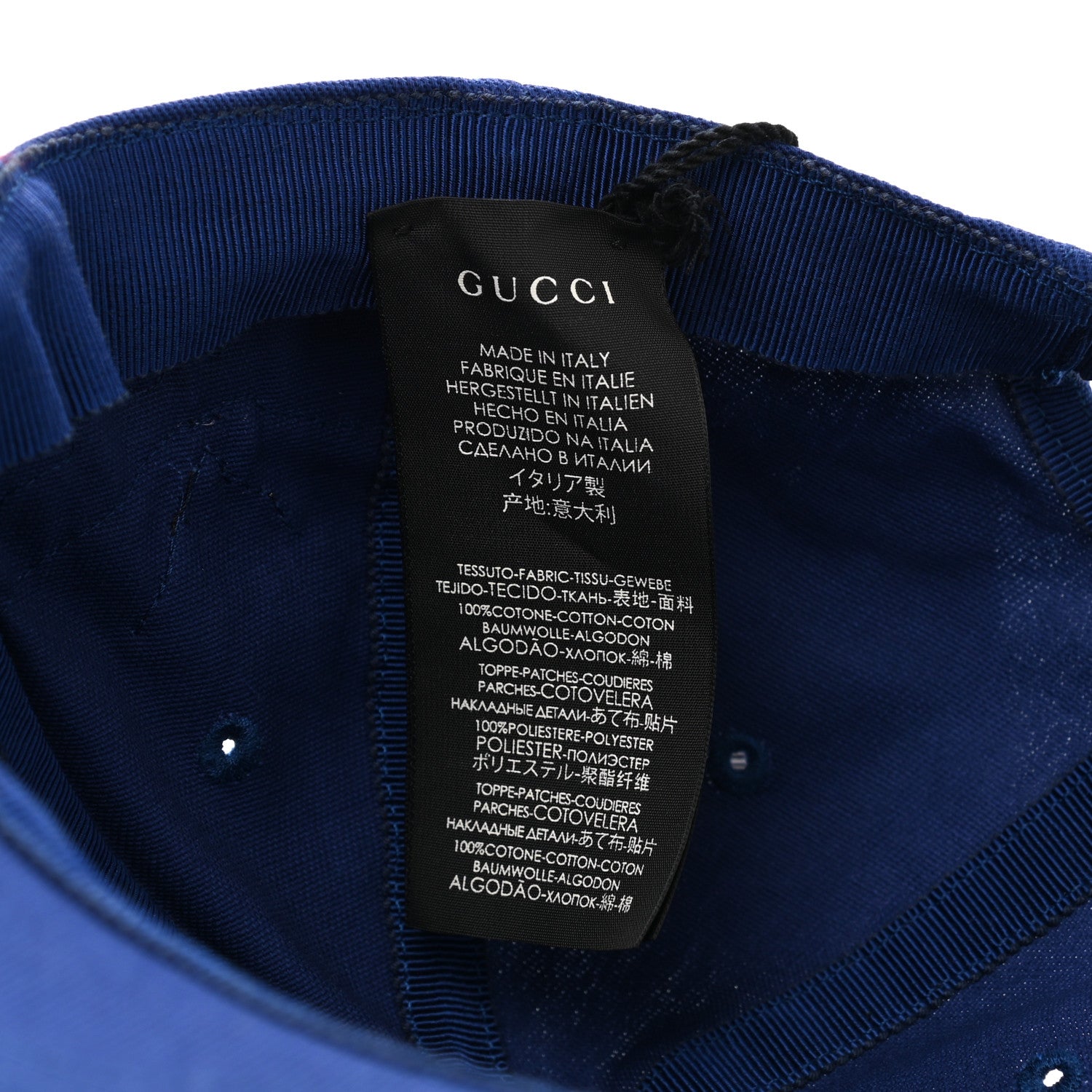 Gucci X MLB Cotton NY Yankees Baseball Hat 57-61 Blue 8 of 10