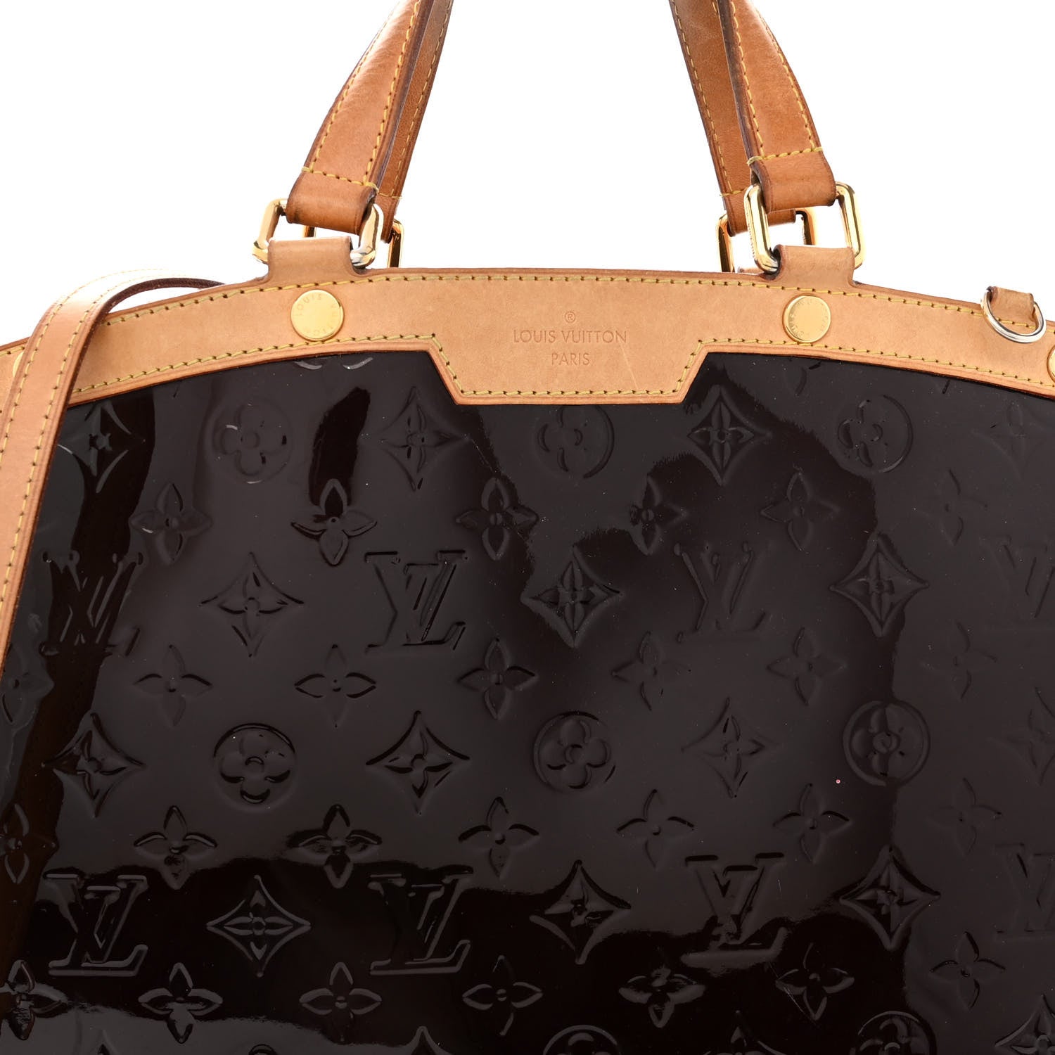 Louis Vuitton Vernis Brea GM Amarante 7 of 11
