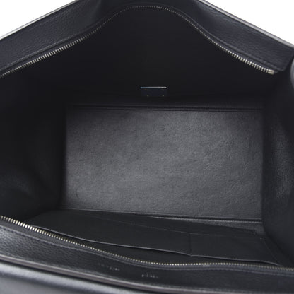 Celine Drummed Calfskin Suede Large Trapeze Black 5 of 11