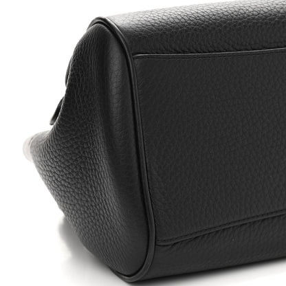 Mulberry Heavy Grain Small Belted Bayswater Tote Black 9 of 10